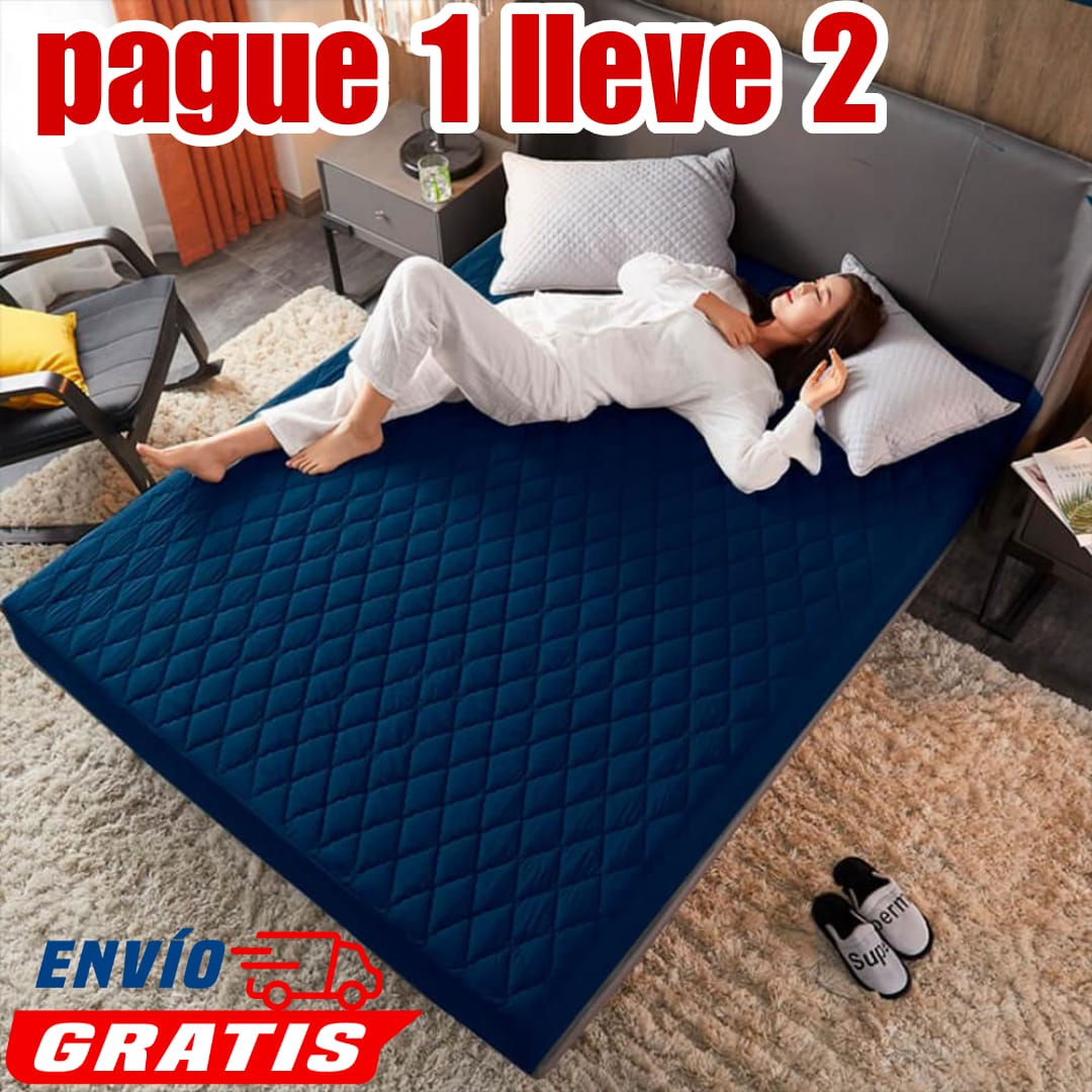 OFERTA EN CUBRECOLCHONES: PAGUE 1 LLEVE 2 + 4 FUNDAS DE ALMOHADA GRATIS